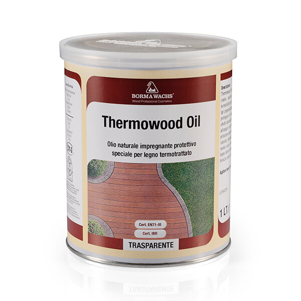 BORMA WACHS (Борма) Масло для термодревесины Thermowood Oil - 08 Натуральный, 20 л, Производитель: Borma
