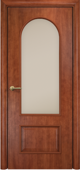 Дверь Оникс модель Арка Цвет:Тёмный анегри Остекление:Сатинат бронза