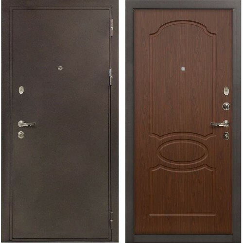 Стальные двери Лекс (LEX) Входная металлическая дверь Лекс 5А Цезарь Береза мореная (панель №12) (двери Лекс Lex)