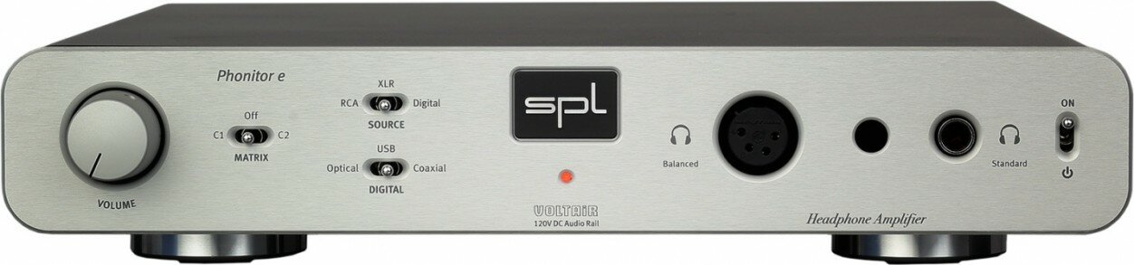 SPL Phonitor e + DAC192 silver. усилитель для наушников, цвет серебряный