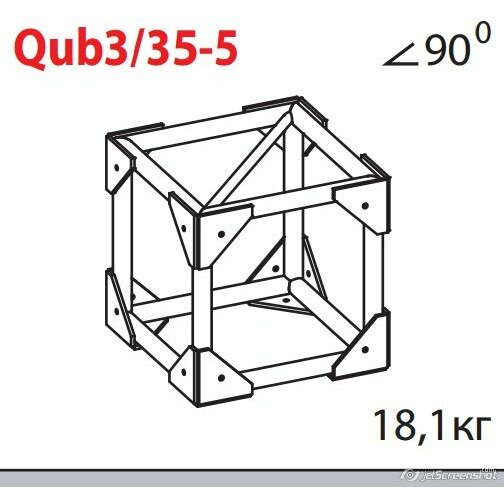 Соединительный элемент для фермы Imlight Qub3/35-5