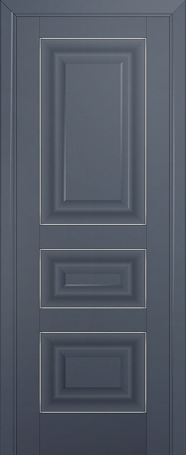 Межкомнатная дверь матовая экошпон PROFIL DOORS 25U (Антрацит)