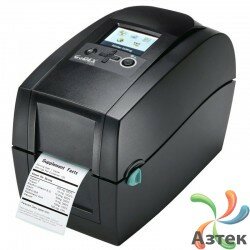 Принтер этикеток Godex RT200i термотрансферный 203 dpi, LCD, Ethernet, USB, USB Host, RS-232, граф. иконки, 011-R20iE02-000