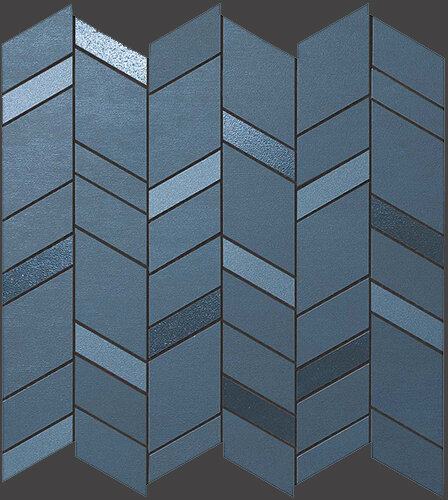 Мозаика Atlas Concorde 9MCU MEK Blue Mosaico Chevron Wall 30,5x30,5