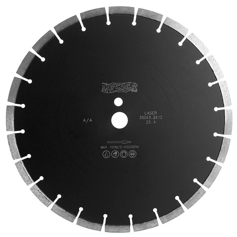 Алмазный диск по асфальту 450х25,4 мм MESSER A/A 01-19-450