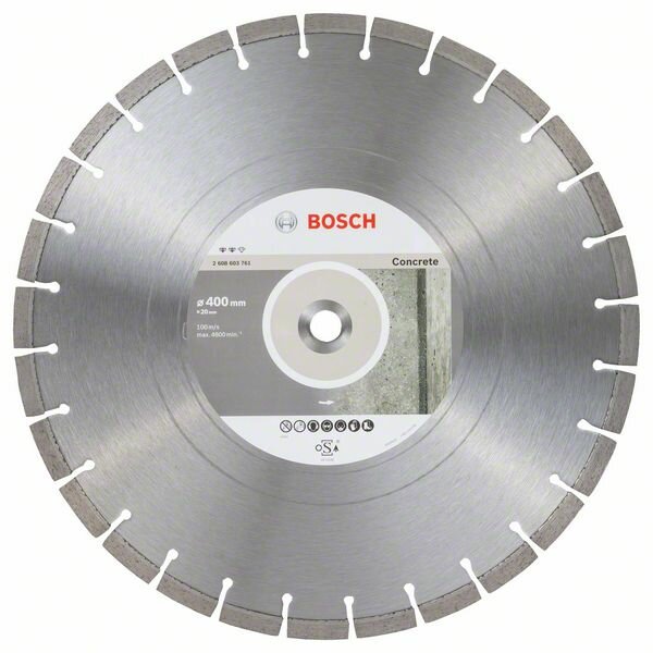Алмазный отрезной круг Bosch Expert for Concrete 400-20 (2608603761)