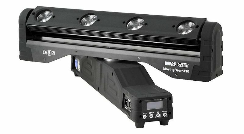 INVOLIGHT MovingBeam410 - моторизованная LED панель, 4 шт. х 10 Вт белый (LumiEngine), DMX-512