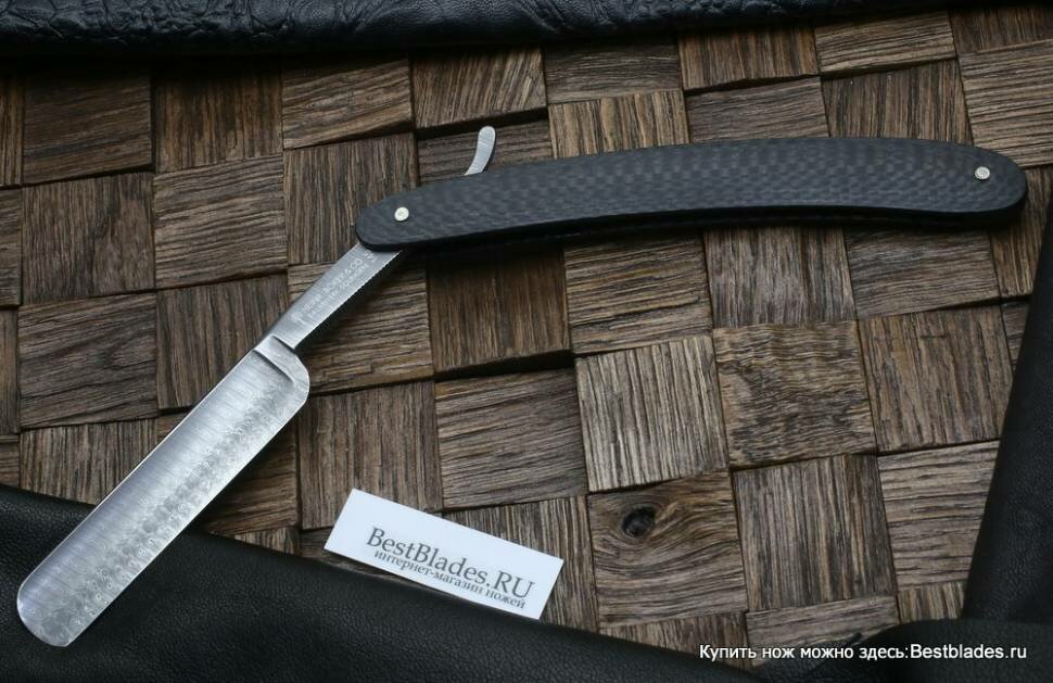 Опасная бритва Boker Damast Carbon 5/8 140560DAM