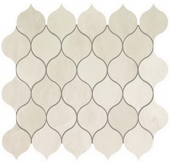 Керамическая мозаика Atlas Concorde Marvel Edge Мозаика Imperial White Drop Mosaic 27,2х29,7 (м2)