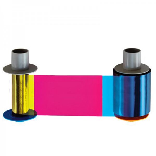 Полноцветная лента Fargo 84816, полноцветная полупанельная лента 1/2 YMCK, 1000 отпечатков