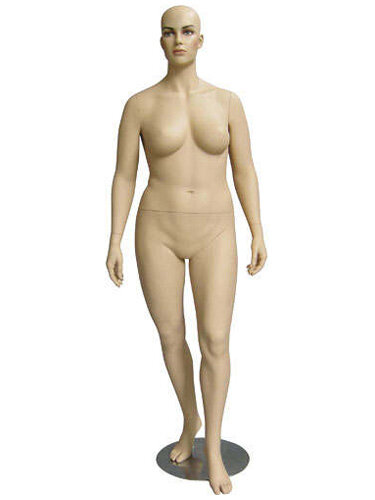 Манекен женский большой размер телесный Madame Type 01