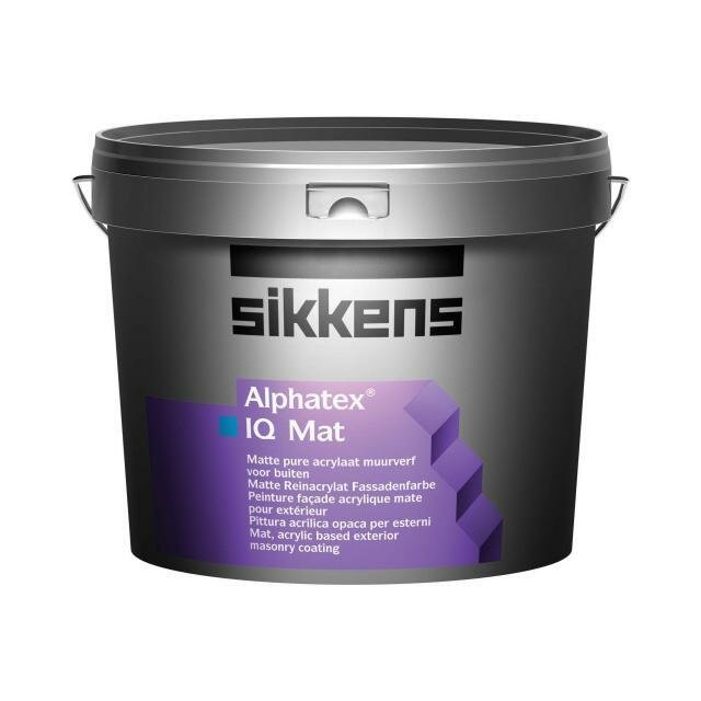 Sikkens Alphatex IQ Mat / Сиккенс Альфатекс матовая краска для внутренних и наружных работ, 10