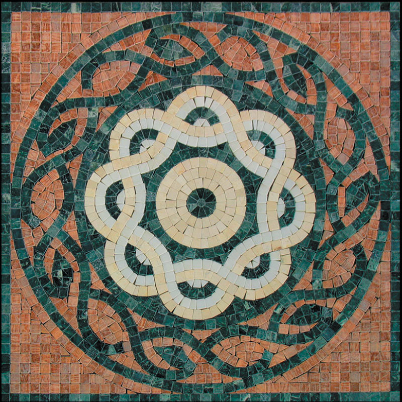 Natural (натуральный камень) Мозаичные ковры PH-08