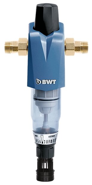 Фильтр с обратной промывкой BWT Infinity M 1 1/4 DR с модульным подключением с ручной промывкой с редуктором давления (10305/022)