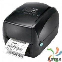 Принтер этикеток Godex RT700 термотрансферный 203 dpi темный, Ethernet, USB, RS-232, 011-R70E02-000