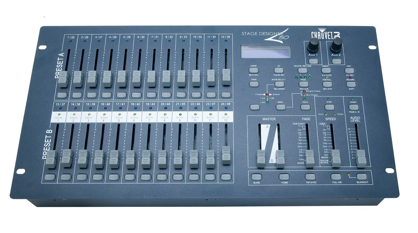 CHAUVET-DJ Stage Designer 50 контроллер для управления статичным светом на 48 каналов