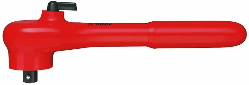 Трещотка KNIPEX KN-9841, 1/2quot;, 265 mm, изолированная