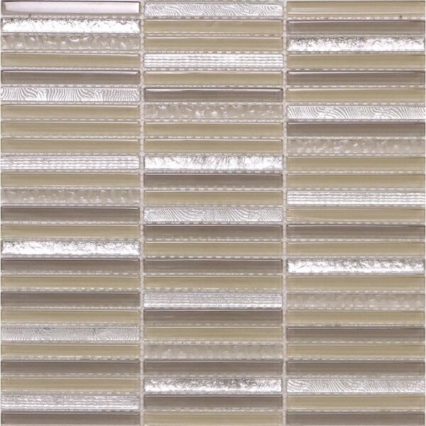 Мозаика стеклянная Natural CAS-018 Spectrum стекло,беж,серебро,микс,29.8x29.8