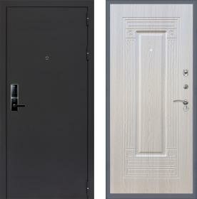 Дверь входная (стальная, металлическая) Сенатор Практик 3К Electro 5230 ФЛ-4 quot;Беленый дубquot; с электронным замком