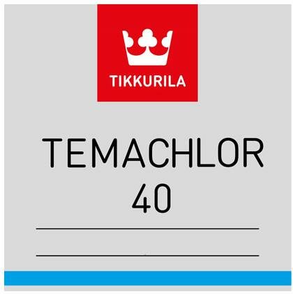 Tikkurila Temachlor 40 / Тиккурила Темахлор 40 Однокомпонентная, толстослойная краска на хлорокаучуковой основе TVH 18л