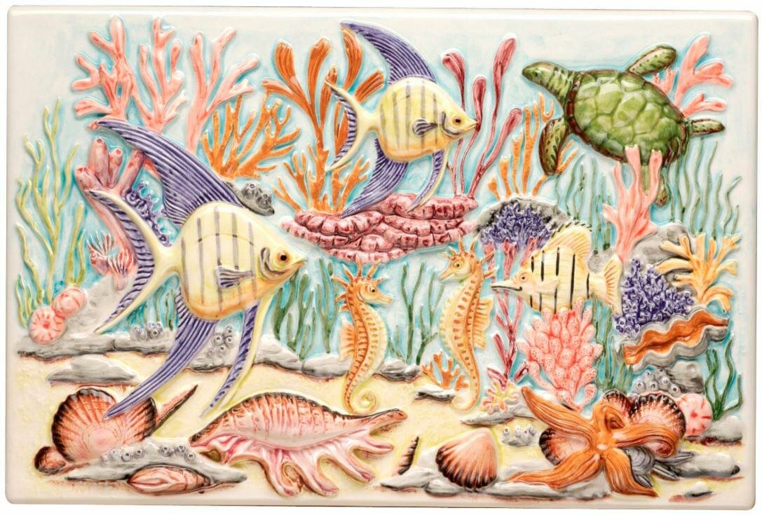 Керамическая плитка Original Style La Belle Coral Reef Plaque 20x30