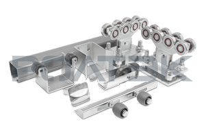 Комплект ЭКО 5 С оцинкованной направляющей (ширина проема до 3,3М ВЕС до 500 КГ)