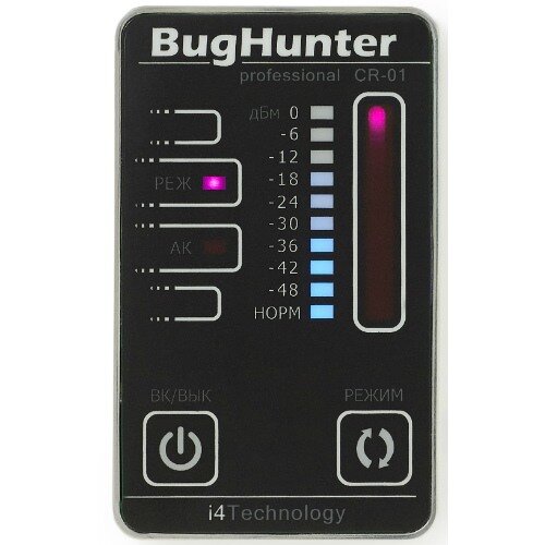 Детектор скрытых жучков, видеокамер и прослушивающих устройств quot;BugHunter CR-01quot; Карточка