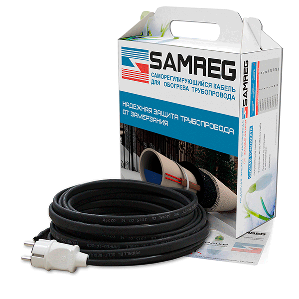 Комплект кабеля Samreg 30-2CR (18м) 30Вт с UF-защитой для обогрева кровли и труб