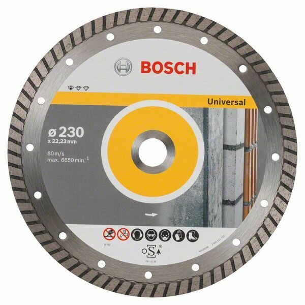 Алмазный диск Standard for Universal Turbo 230-22,23, 10 шт в уп. Bosch [2608603252]