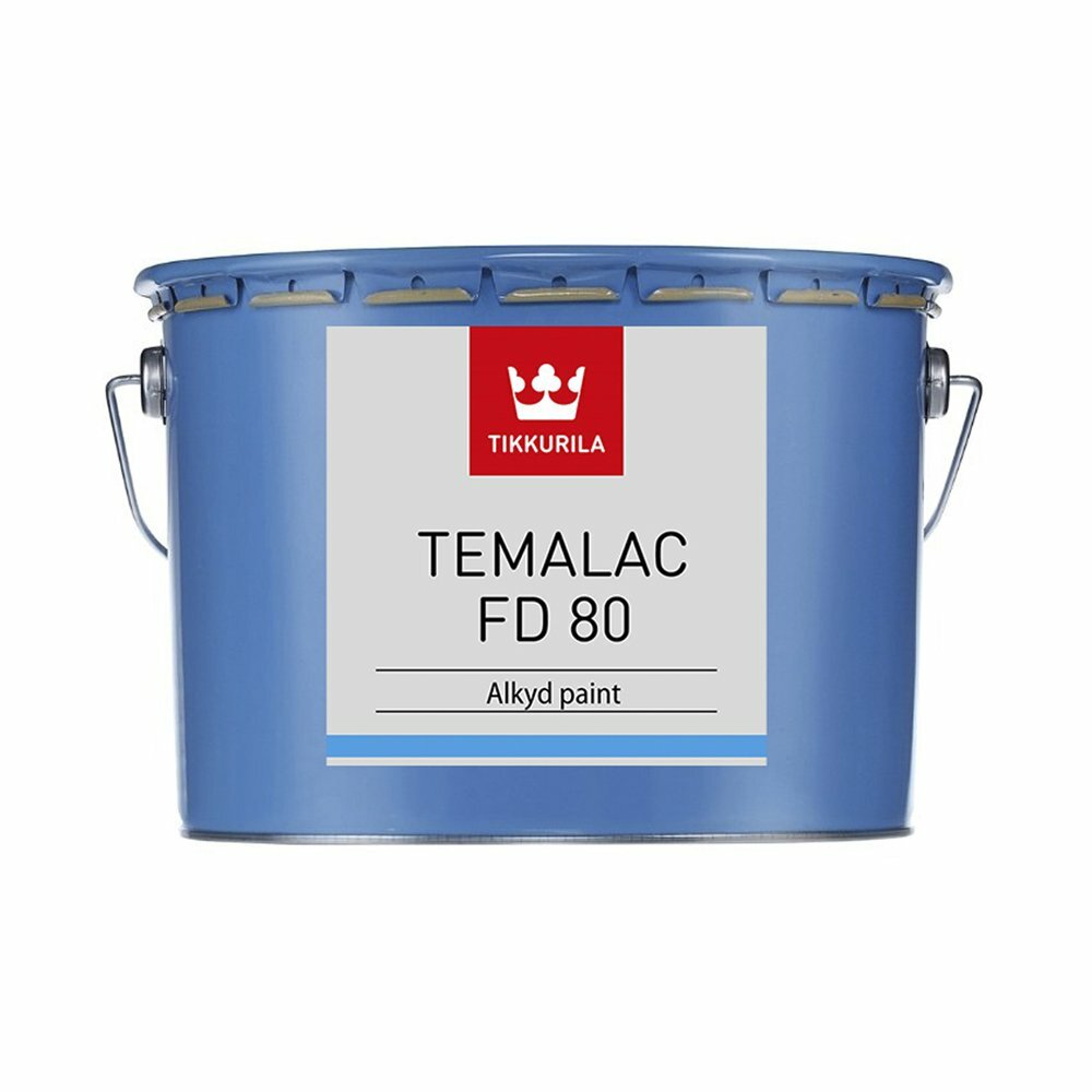 Краска Tikkurila Temalac FD 80 TVL глянцевая 18 л для каркасных, опорных конструкций