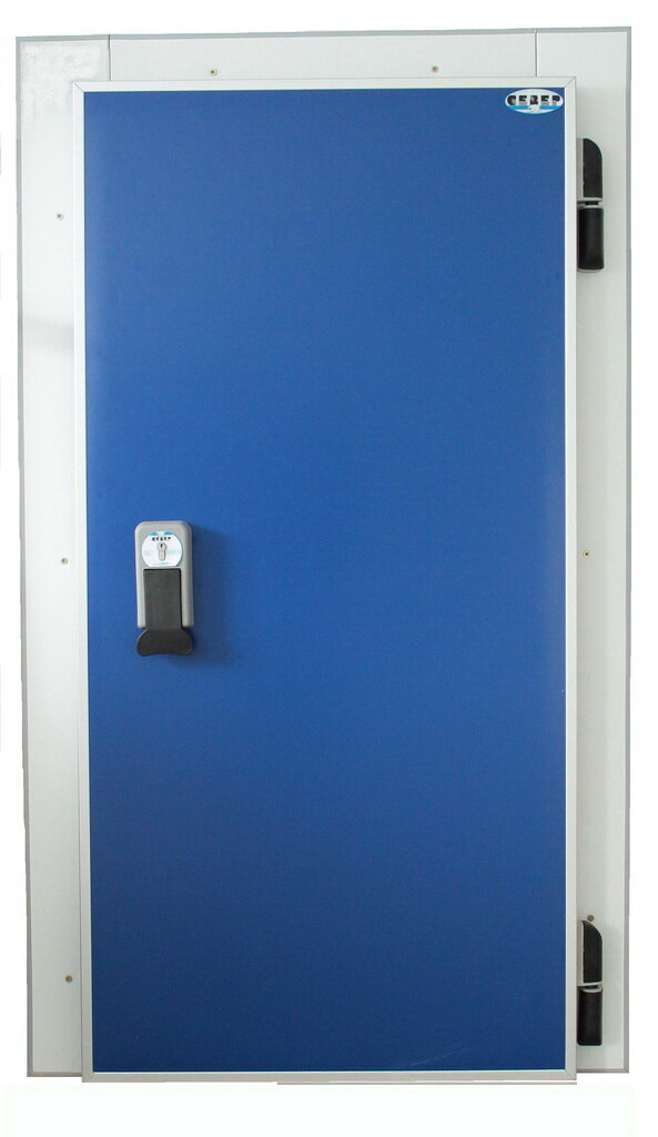 Север Распашная дверь одностворчатая ст-рдо 1200x1900 (80 мм) с металлической рамой