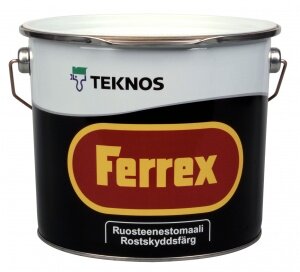 Teknos (Текнос) FERREX серая антикоррозийная краска 10 л