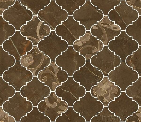 Versace Emote Arabescato Decorato Pulpis Marrone керамогранит (35 x 35 см) (262623)