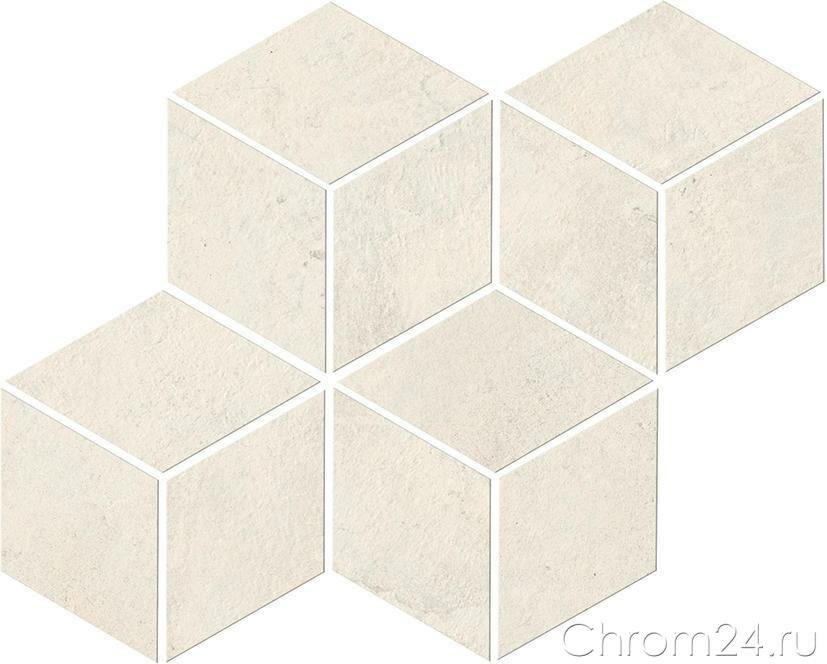 Atlas Concorde Raw White Mosaico Esagono керамогранит (35,2 x 30,5 см) (A0Z9)