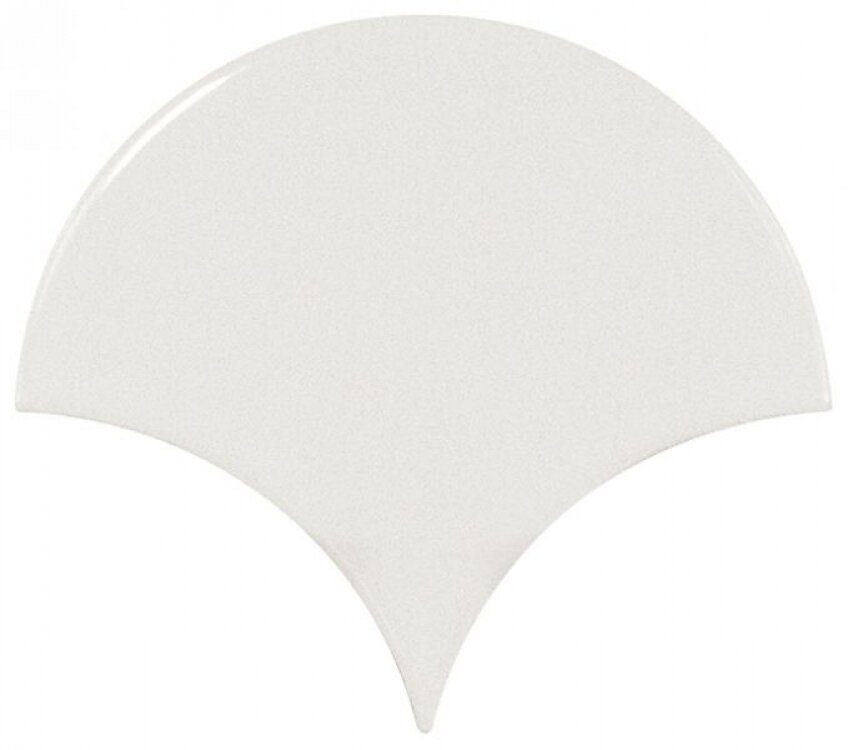 Настенная плитка 21968 Scale Fan White 10.6х12 Equipe
