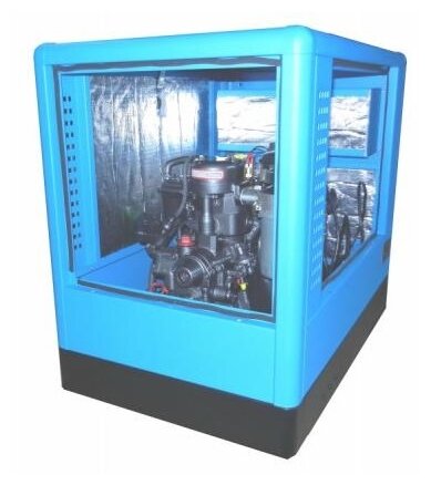 Дизельный генератор Вепрь АДС 120-Т400 ТК в кожухе (96000 Вт)