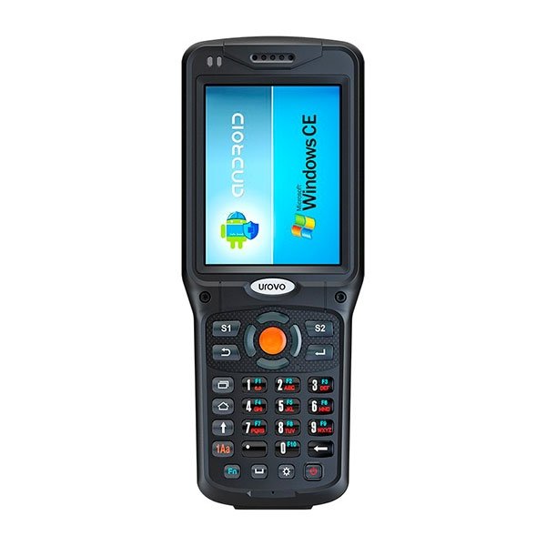 Терминал сбора данных UROVO V5100 / MC5150-SL1S4E0000 / Android 4.3 / 1D Laser / Mindeo / Bluetooth / Wi-Fi / GSM / 2G / 3G / RAM 1 Gb / ROM 8 GB / 1.2 GHz / 3.5quot; / 480 x 640 / 31 клавиша / 4500 mAh / 385 g / IP 64