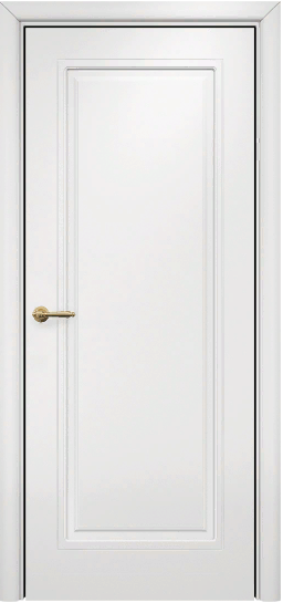 Оникс / Фортрез Межкомнатная дверь Турин фрезерованная Цвет: белая эмаль базовая