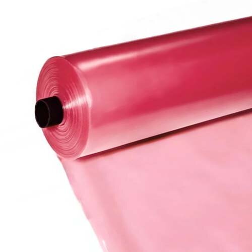 Пленка полиэтиленовая многолетняя трехслойная 150 мкм, 10x50 м, розовая