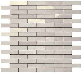 Мозаика Atlas Concorde (италия) Dwell Wall Silver Mosaico Brick 9DBV 305x305 мм (Керамическая плитка для ванной)