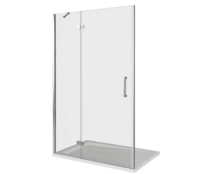 Душевая дверь в нишу Good Door SATURN WTW-120-C-CH-L 120 см левый