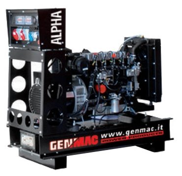 Дизельный генератор GENMAC Alpha G40YO (33000 Вт)