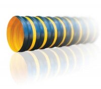 Texonic PVC-R-350-P-254 черно-желтый с повышенной устойчивостью к внешним нагрузкам шланг широкого спектра применения