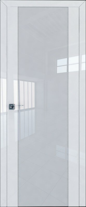 Дверь межкомнатная Профильдорс 8L co cтеклом Цвет quot;Белый люксquot;