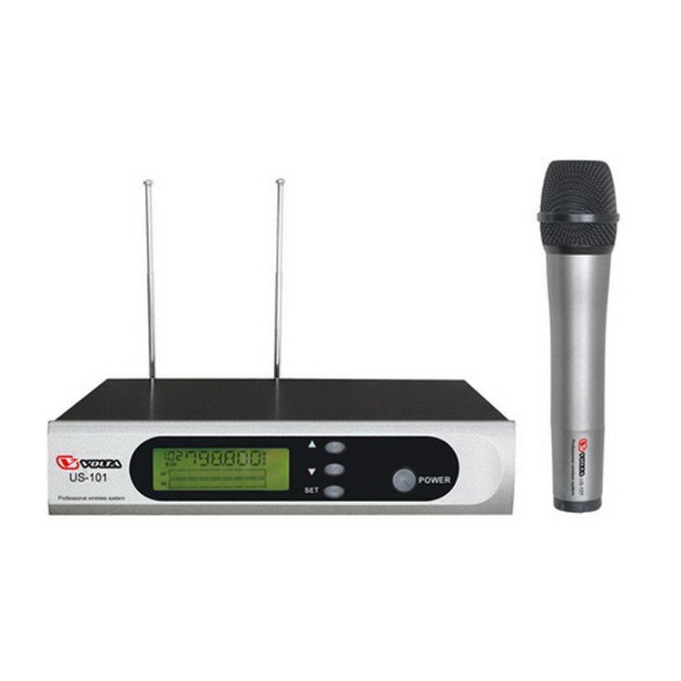 VOLTA US-101 Микрофонная 100-канальная радиосистема с ручным динамическим микрофоном