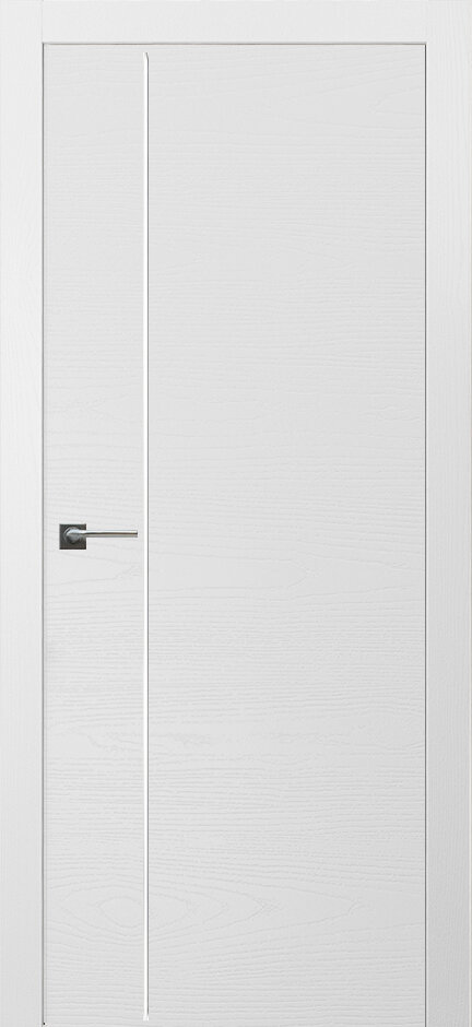 Дверь Фрамир MODERN шпон PG TOLEDO NEW 7 Цвет:Ясень белоснежный/ Дуб белоснежный