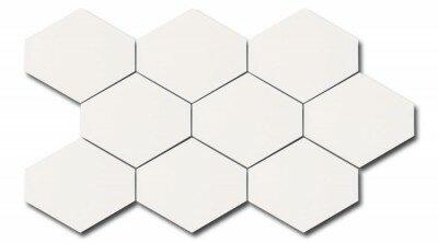 Мозаика 24255 Scale Benzene Mosaic White 25.5x44 Equipe