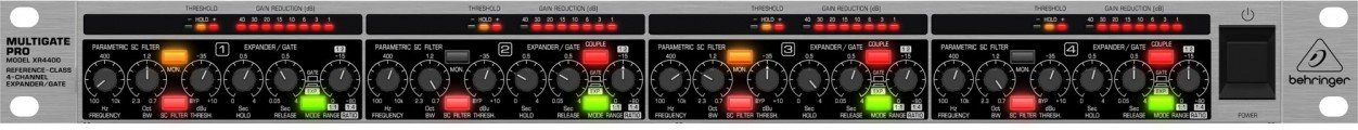 Behringer XR4400 4-канальный экспандер/ гейт с Key-фильтрами