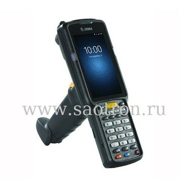 терминал сбора данных zebra mc330m-gl4ha2rw (wlan, bt, gun, nfc, 1d laser, 4.0quot; display, 47key, hi.bat, android, 2gb ram/16gb rom, sensors, rw) MC330M-GL4HA2RW