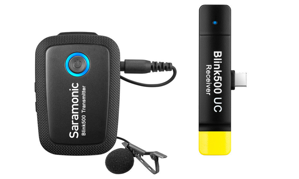 Двухканальная беспроводная микрофонная система Saramonic Blink500 B5 (TX+RXUC) для Android